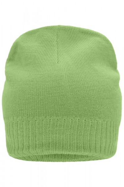 Knitted Beanie with Fleece Inset