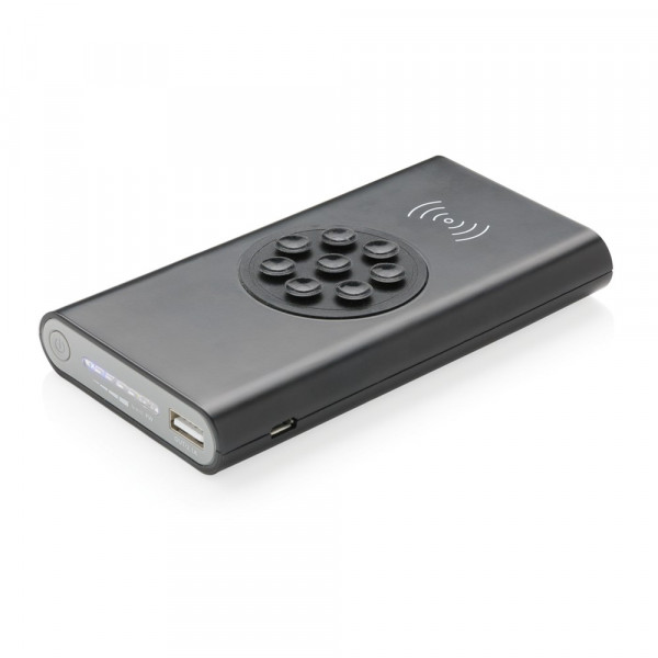 8.000 mAh Wireless-5W-Powerbank inkl. Type C
