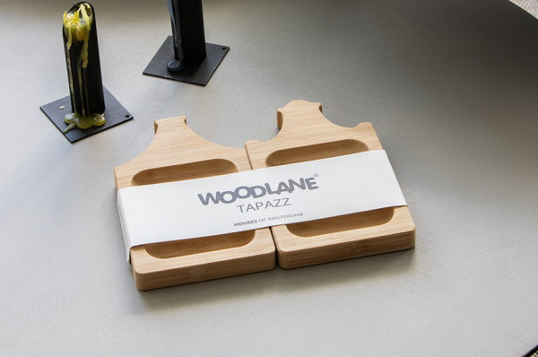 Tapazz Snackplate aus Bambus- 2 pack