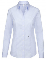 Striped Light Blue - White