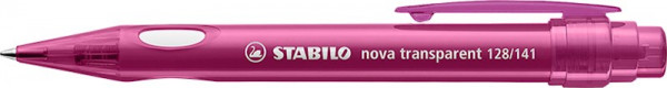 Druckkugelschreiber STABILO nova transparent