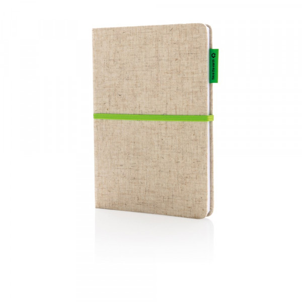 A5 Eco Jute Notizbuch
