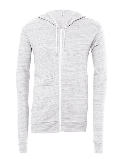 Canvas Unisex Zip-Up Poly-Cotton Fleece Hoodie