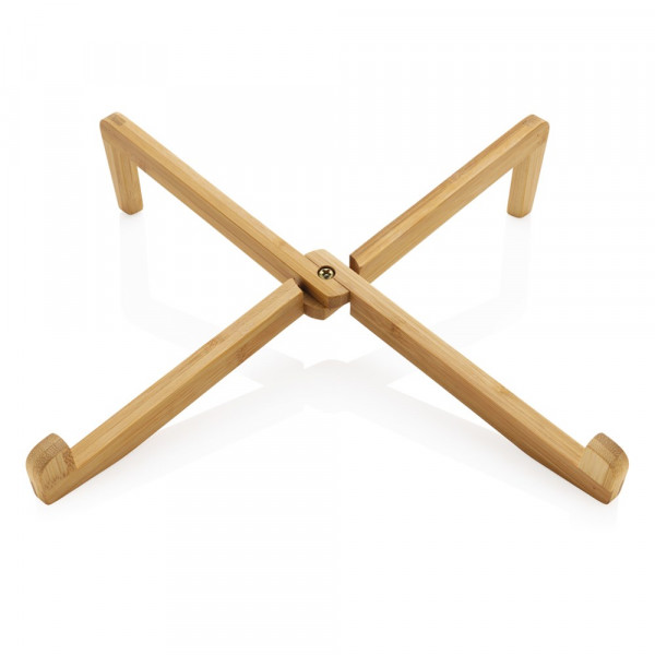 Tragebare Bambus Laptop-Stütze