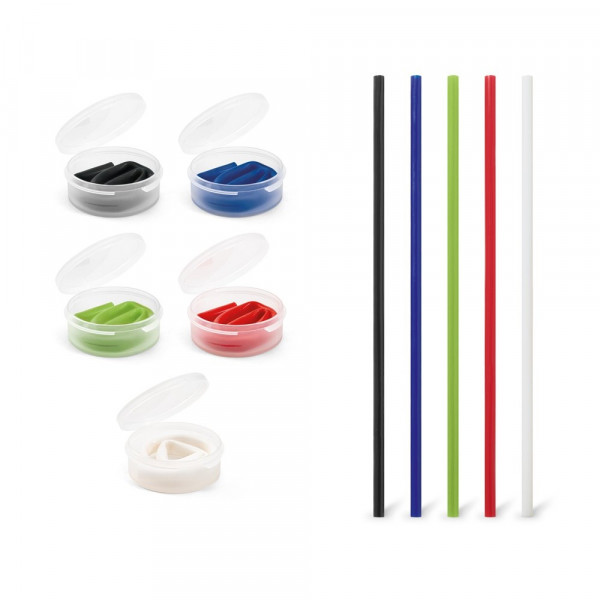 DRINKY. Wiederverwendbarer Strohhalm aus Silikon