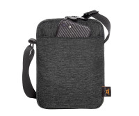 schwarz-grau meliert