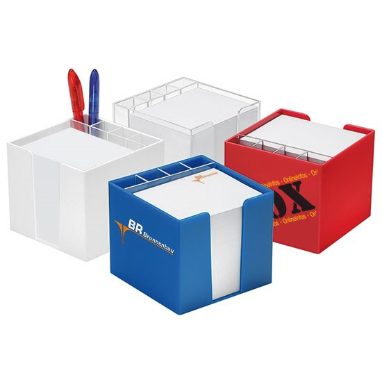 Zettelbox mit Köcher