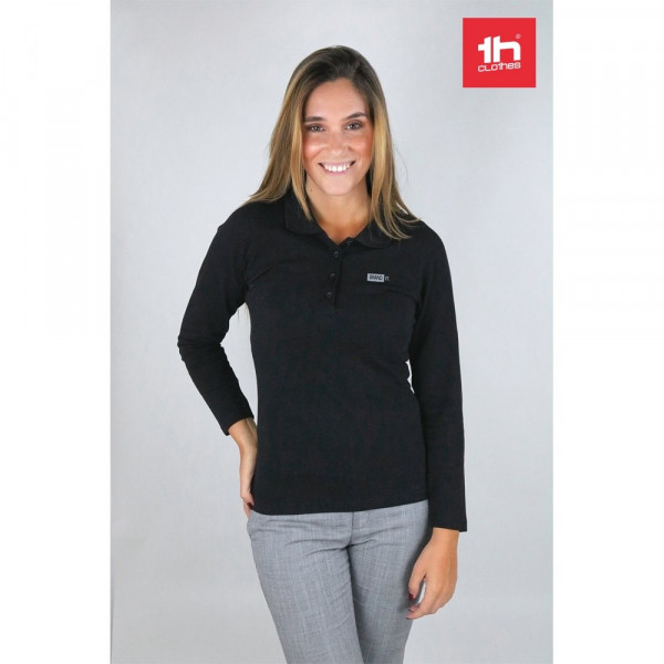 THC BERN WOMEN. Damen Langarm-Poloshirt