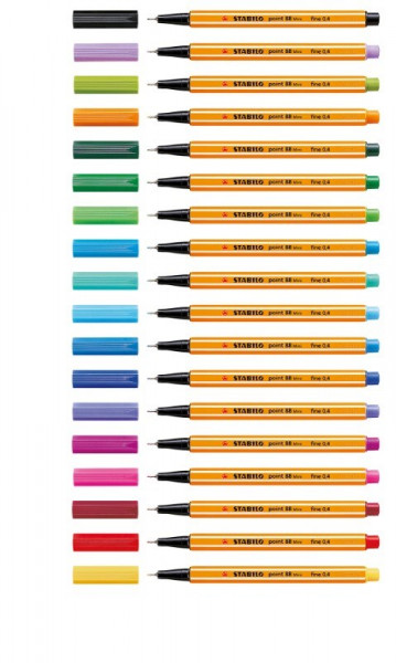 Tintenfeinschreiber STABILO point 88 Mini