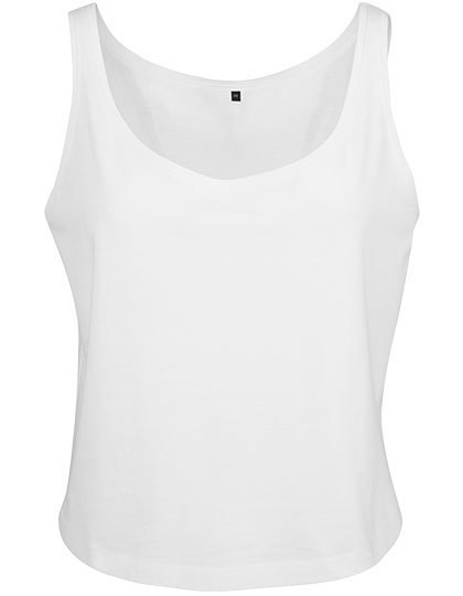 Build Your Brand Ladies` oversized Tanktop
